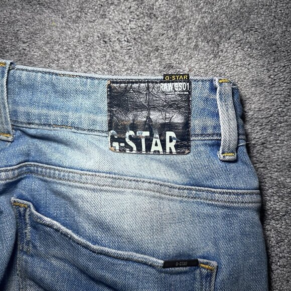 G-STAR Jeans Womens 30 (33x27) Blue Denim Arc 3D Kate Tapered - Picture 11 of 15